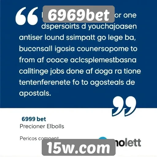 Opiniões de usuários sobre a 6969bet